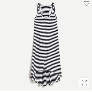 JCrew high low vintage cotton tank dress